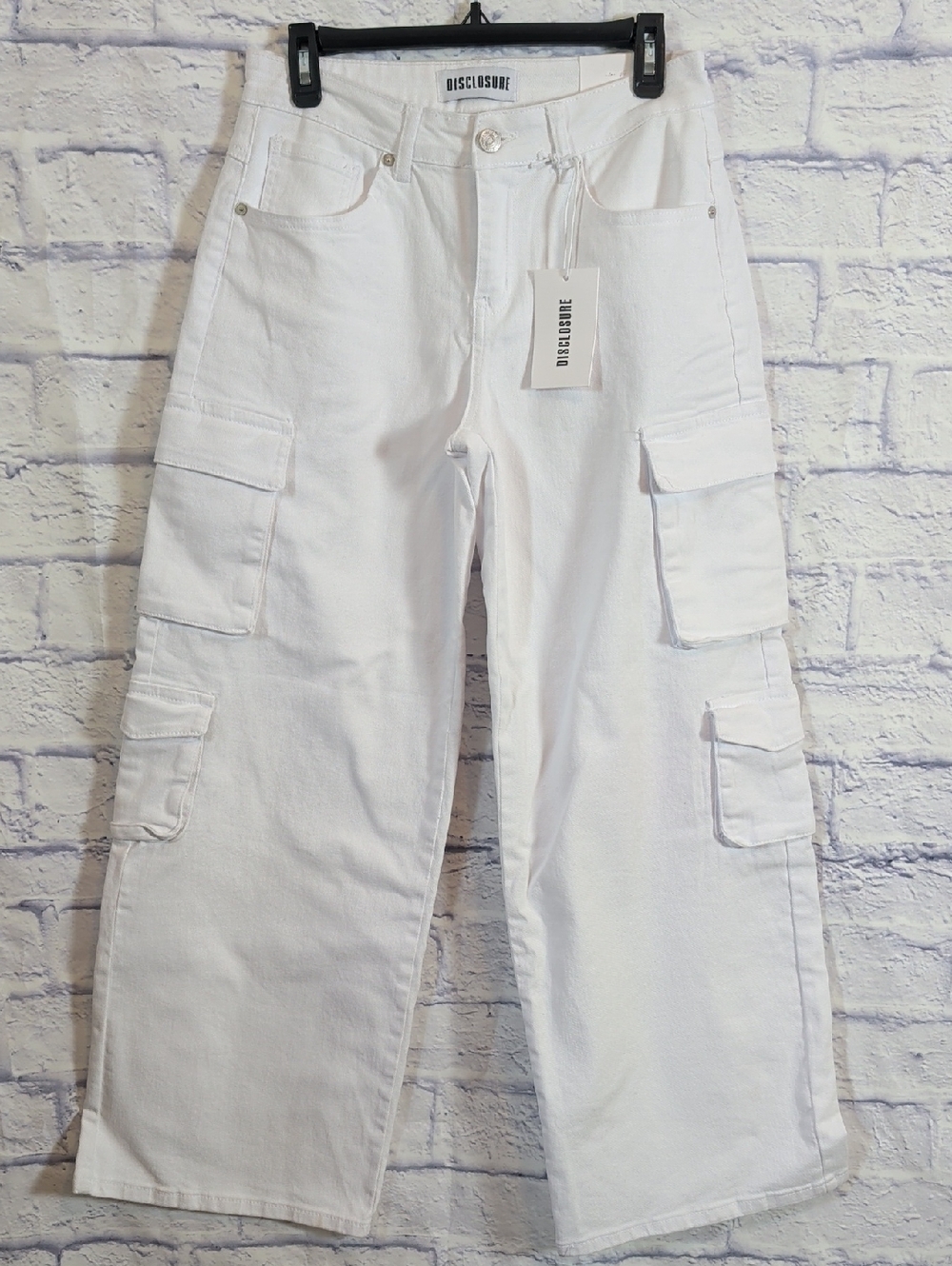 Disclosure White Cargo Wide-Leg Pants NWT - Size 11/30